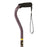 Medline Offset Handle Fashion Canes - Offset Cane, Black with Army Logo - MDS86420AB