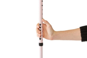 Medline Offset Handle Fashion Canes - Offset Cane, Pink with Army Logo, Army Stars - MDS86420AP