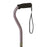 Medline Offset Handle Fashion Canes - Offset Cane, Grey with Army Retired Logo - MDS86420AR