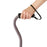 Medline Offset Handle Fashion Canes - Offset Cane, Grey with Army Retired Logo - MDS86420AR