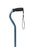 Medline Offset Handle Fashion Canes - Offset Cane, Blue / Teal, Aluminum - MDS86420BS