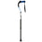 Medline Aluminum Offset Cane with Rotating Comfort Grip - Black Aluminum Offset Cane with Rotating Comfort Grip - MDS86420COMFY