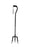 Medline Offset Handle Fashion Canes - Smooth Walker Cane, Black - MDS86420FLEX