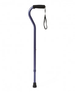 Medline Offset Handle Fashion Canes - Aluminum Offset Handle Fashion Cane, Purple - MDS86420PR