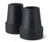 Medline Cane Replacement Tips - Black Replacement Cane Tips, 3/4", for Standard Cane - MDS86426W4