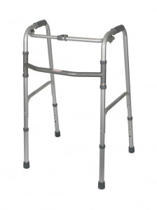 Medline Adult One-Button Folding Walkers - Adult Folding Walker, 1 Button - MDS86615