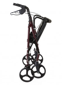 Medline Standard Bariatric Heavy Duty Rollator - Bariatric Rollator, Basic Steel - MDS86800XWS