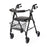 Medline Deluxe Rollators - Deluxe Rollator, Black, Curved Back, 250 lb. - MDS86810BLK