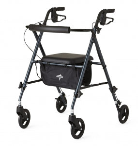 Medline Ultralight Rollators - Superlight Rollator, Smoky Blue - MDS86825SLB