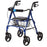 Medline Rollators with 8" Wheels - Rollators with 8" Wheels Walker Blue, Folding - MDS86825