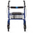 Medline Rollators with 8" Wheels - Rollators with 8" Wheels Walker Blue, Folding - MDS86825