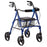 Medline Rollators with 8" Wheels - Rollators with 8" Wheels Walker Blue, Folding - MDS86825