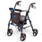 Medline Deluxe Comfort Rollators - Deluxe Comfort Rollator with 8" Wheels and 300 lb. Weight Capacity, Blue - MDS86826SC