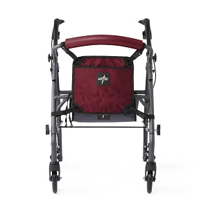 Medline Walker and Rollator Bags - Rollator Front Bag, Burgundy - MDS86835SPR