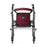 Medline Walker and Rollator Bags - Rollator Front Bag, Burgundy - MDS86835SPR