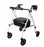 Medline Luxe Rollator - Luxe Rollator with 7" Wheels, White - MDS86835W