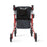 Medline Empower Rollator - Empower Rollator with Microban-Treated Touch Points and Seat, Red - MDS86845RD