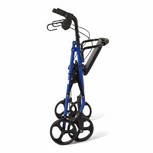 Medline Basic Steel Rollators - Basic Steel Rollator with 8" Wheels, Blue - MDS86850EBS8