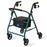 Medline Basic Steel Rollators - Basic Steel Rollator with 6" Wheels, Green - MDS86850EGS