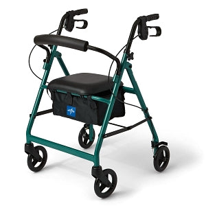 Medline Basic Rollators - Basic Rollator with 6" Wheels, Green - MDS86850EG