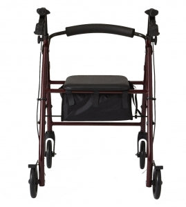 Medline Basic Rollators - Basic Rollator with 6" Wheels, Burgundy, Junior - MDS86850EJR