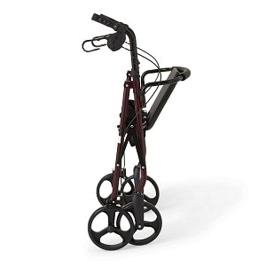 Medline Basic Steel Rollators - Basic Steel Rollator with 8" Wheels, Red - MDS86850ES8