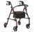 Medline Basic Steel Rollators - Basic Steel Rollator with 6" Wheels, Burgundy, Knockdown - MDS86850ESKD