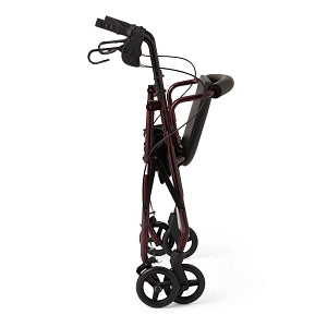 Medline Basic Rollators - Basic Rollator with 6" Wheels, Burgundy - MDS86850E