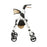 Medline Momentum Rollators - Momentum Rollator with Height-Adjustable Seat and Handles, White - MDS86870W