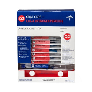 Medline 24-Hour Oral Care Kits - VAPrevent 24-Hour Hydrogen Peroxide and CHG Q2 Oral Care Kit - MDS876902HP