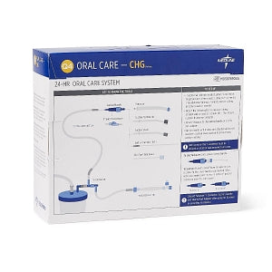 Medline 24-Hour Oral Care Kits - VAPrevent 24-Hour CHG Q4 Oral Suction Kit - MDS876904A