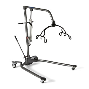 Medline Manual Hydraulic Patient Lift - Manual Hydraulic Patient Lift, Low Base - MDS88200DLB