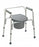 Medline Aluminum Bedside Commode - DBD-COMMODE, ALL IN 1, ALUMINUM, EACH - MDS89664A