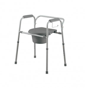 Medline Knockdown Commode - Bedside Commode, Knockdown, Retail Packaging - MDS89664KD