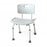 Medline Aluminum Bath Benches with Back - Aluminum Bath Bench with Back, Assembled - MDS89745A