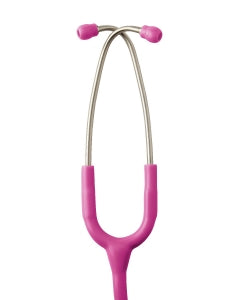 Medline Elite Stainless Steel Stethoscopes - Elite Pediatric Stainless Steel Stethoscope, Pink - MDS92220