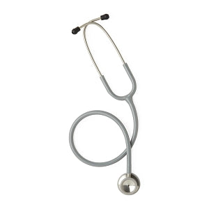 Medline Elite Stainless Steel Stethoscope - Elite Adult Stainless Steel Stethoscope, Gray - MDS92250