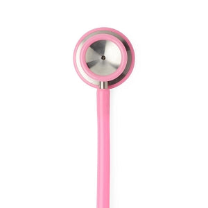 Medline Elite Stainless Steel Stethoscope - Elite Adult Stainless Steel Stethoscope, Pink - MDS92290