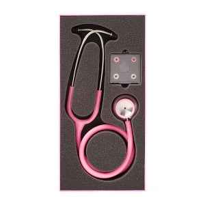 Medline Elite Stainless Steel Stethoscope - Elite Adult Stainless Steel Stethoscope, Pink - MDS92290