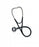 Medline Elite Cardiology Stainless Steel Stethoscope - Elite Cardiology Stainless Steel Stethoscope, Black - MDS92500