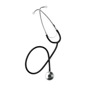 Medline Single-Head Stethoscope - Single-Head Stethoscope, Black - MDS926101CS