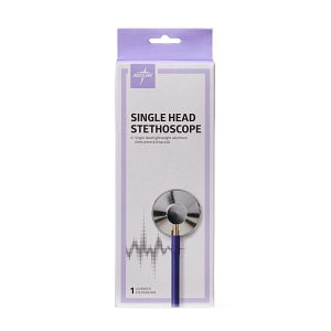 Medline Single-Head Stethoscope - Single-Head Stethoscope, Lavender - MDS926105