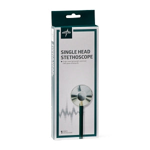 Medline Single-Head Stethoscope - Single-Head Stethoscope, Hunter-Green - MDS926107