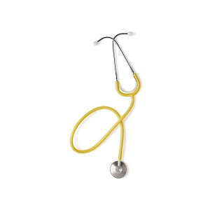 Medline Single-Head Stethoscope - Single-Head Stethoscope, Yellow - MDS926108