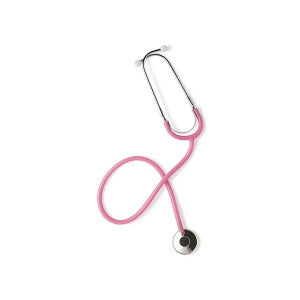 Medline Single-Head Stethoscope - Single-Head Stethoscope, Pink - MDS926109