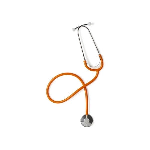 Medline Single-Head Stethoscope - Single-Head Stethoscope, Orange - MDS926110