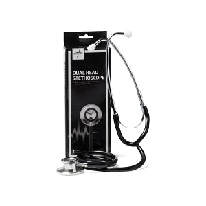 Medline Dual-Head Stethoscopes - Dual-Head Stethoscope , Black - MDS926201