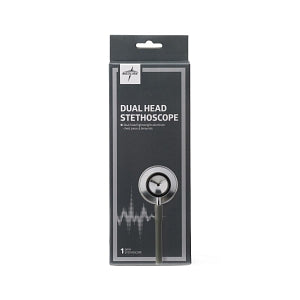 Medline Dual-Head Stethoscopes - Dual-Head Stethoscope, Gray - MDS926202