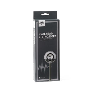 Medline Dual-Head Stethoscopes - Dual-Head Stethoscope, Gray - MDS926202