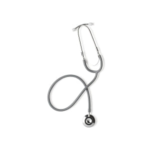 Medline Dual-Head Stethoscopes - Dual-Head Stethoscope, Gray - MDS926202